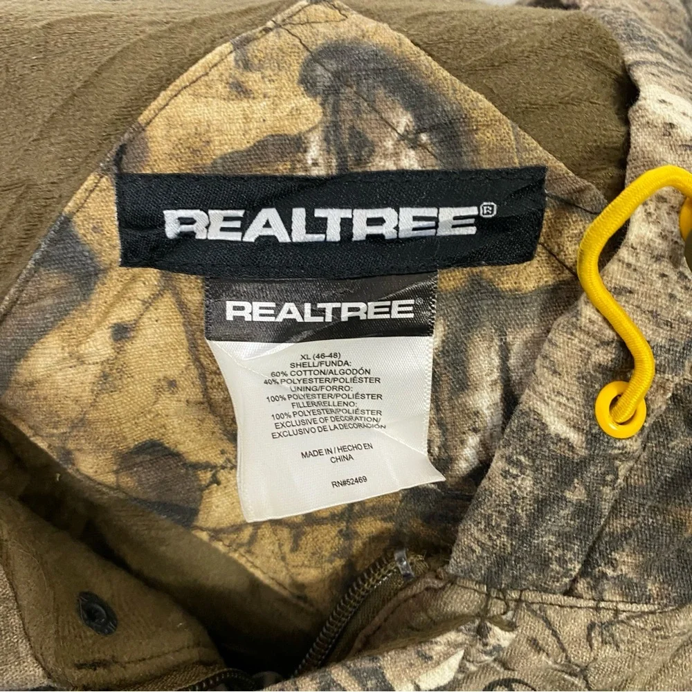 Men's Realtree Camo Zip Up Jacket XL - Picture 3 of 3